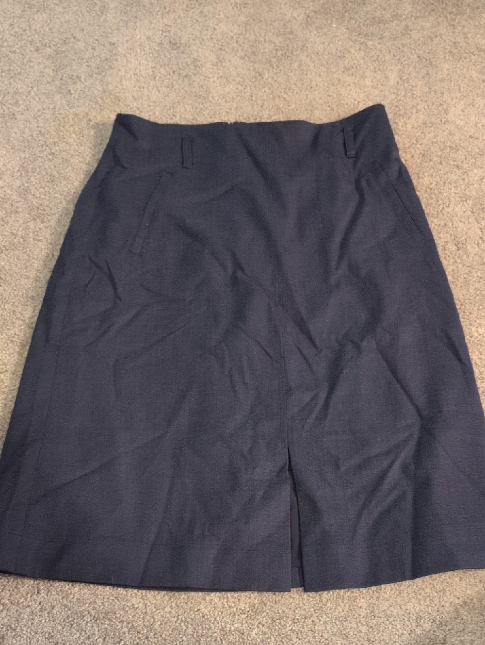 Halogen Navy A-Line Women's Skirt